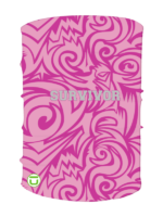 Tribal design in pink with 'survivor' text