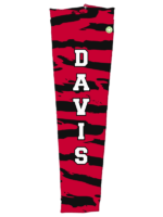 Shop Slashes overlay arm sleeve in red and black with text